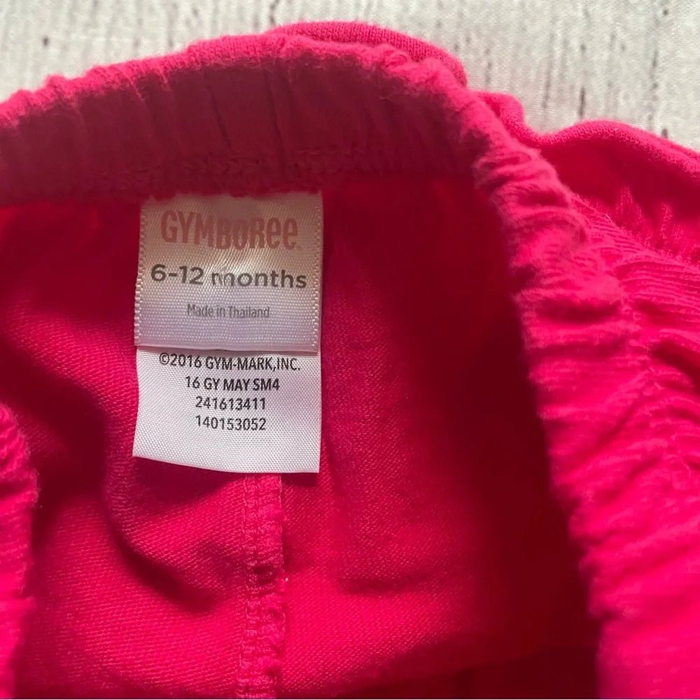 Gymboree Sunset Glow Pink Shorts Size 6-12 months